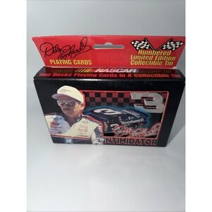 Dale Earnhardt And Jeff Gordon 2 Decks Playing Cards In Collectible Tin. New
